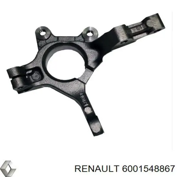 6001548867 Renault (RVI) Czop (zwrotnica) przedni prawy