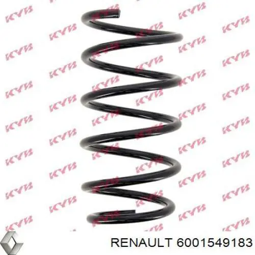 Sprężyna przednia Renault (RVI) 6001549183 cena, od 30,98 USD