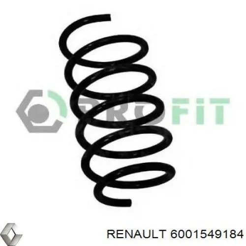 6001549184 Renault (RVI) Sprężyna przednia