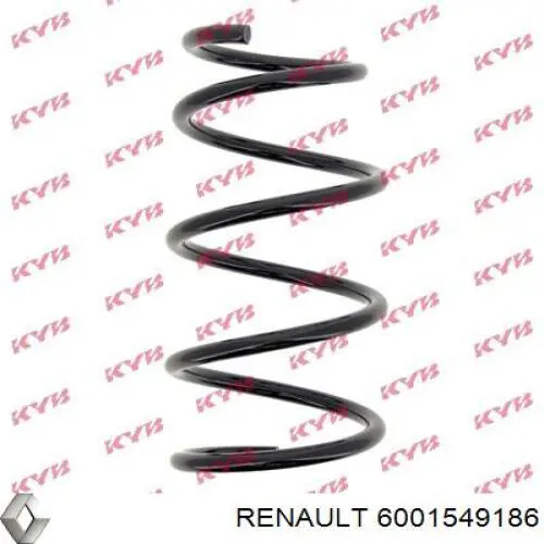 Sprężyna przednia Renault (RVI) 6001549186 cena, od 32,80 USD