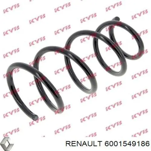 Do koszyka 6001549186 Renault (RVI) Sprężyna przednia