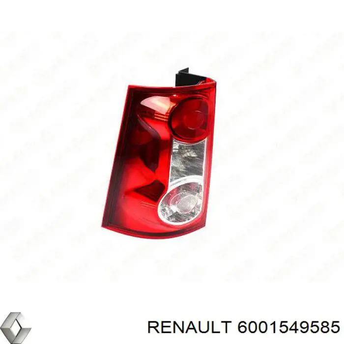 Lampa zespolona tylna lewa Renault (RVI) 6001549585 cena, od 55,41 USD