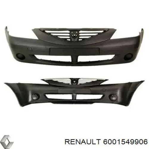 Do koszyka 6001549906 Renault (RVI) Zderzak przedni