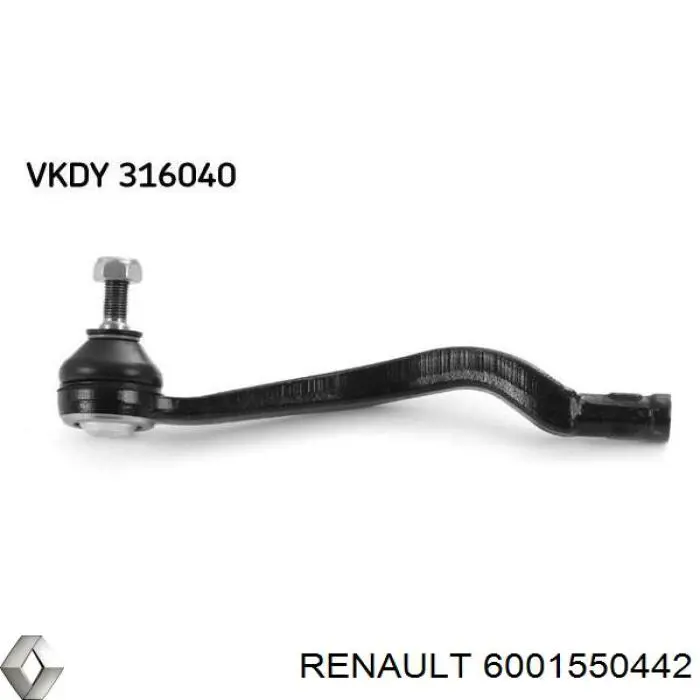 Do koszyka 6001550442 Renault (RVI) Końcówka drążka kierowniczego zewnętrzna
