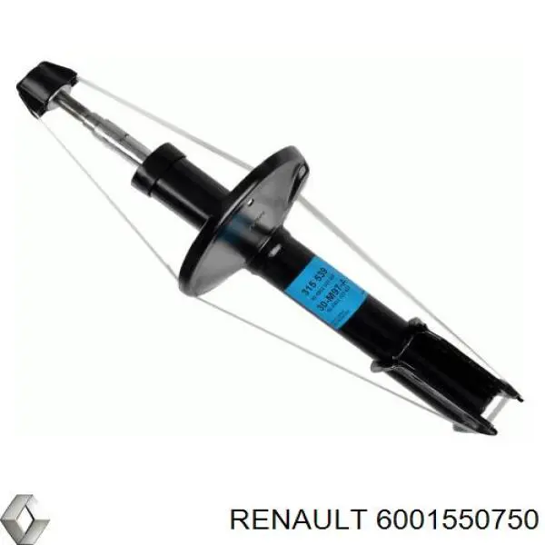 6001550750 Renault (RVI) Amortyzator przedni