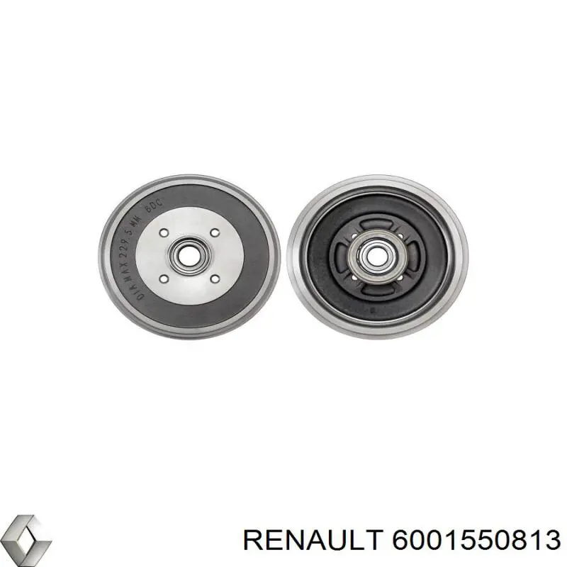 6001550813 Renault (RVI) Bęben hamulcowy tylny