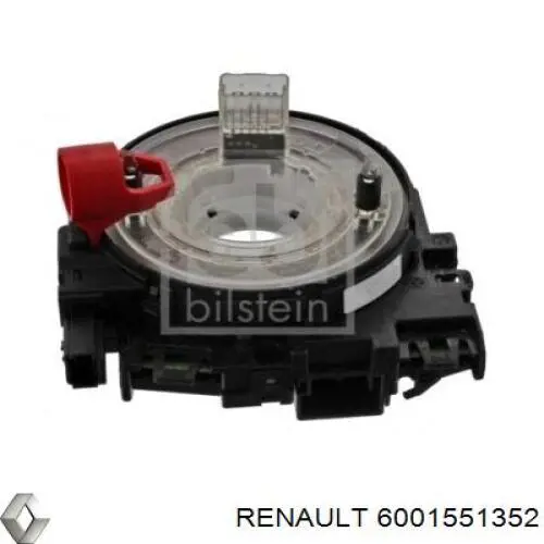 6001551352 Renault (RVI) Pierścień kontaktowy AIRBAG, taśma kierownicy