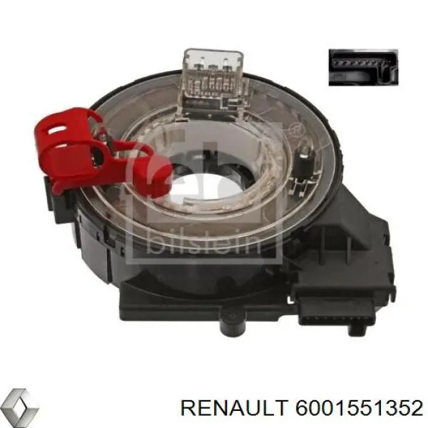 Pierścień kontaktowy AIRBAG, taśma kierownicy Renault (RVI) 6001551352 cena, od 63,32 USD