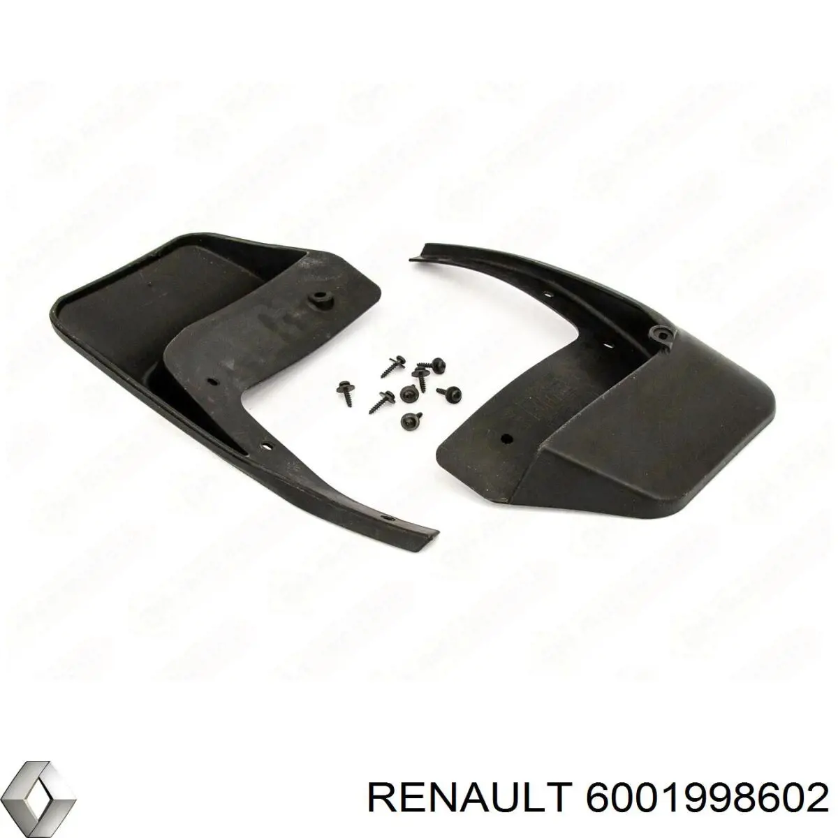 Chlapacze tylne, komplet do Dacia Sandero I BS0, 1