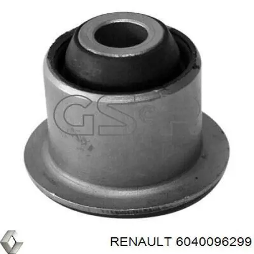Silentblock przedniego wahacza dolnego 6040096299 Renault (RVI)