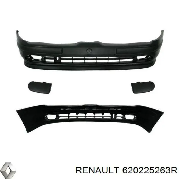 Do koszyka 620225263R Renault (RVI) Zderzak przedni