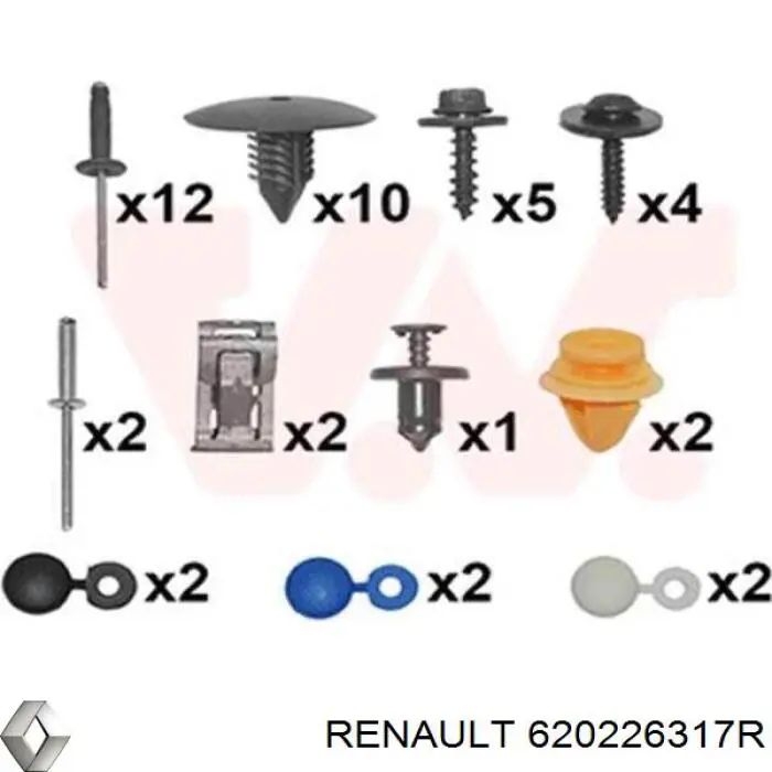 Zderzak przedni Renault Megane IV kombi (K9A, K9M, K9N) (2016 - 2026) cena, od 125,76 USD