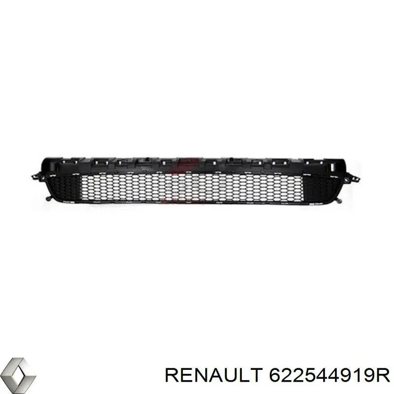 Kratka zderzaka przedniego środkowa Renault (RVI) 622544919R cena, od 68,92 USD