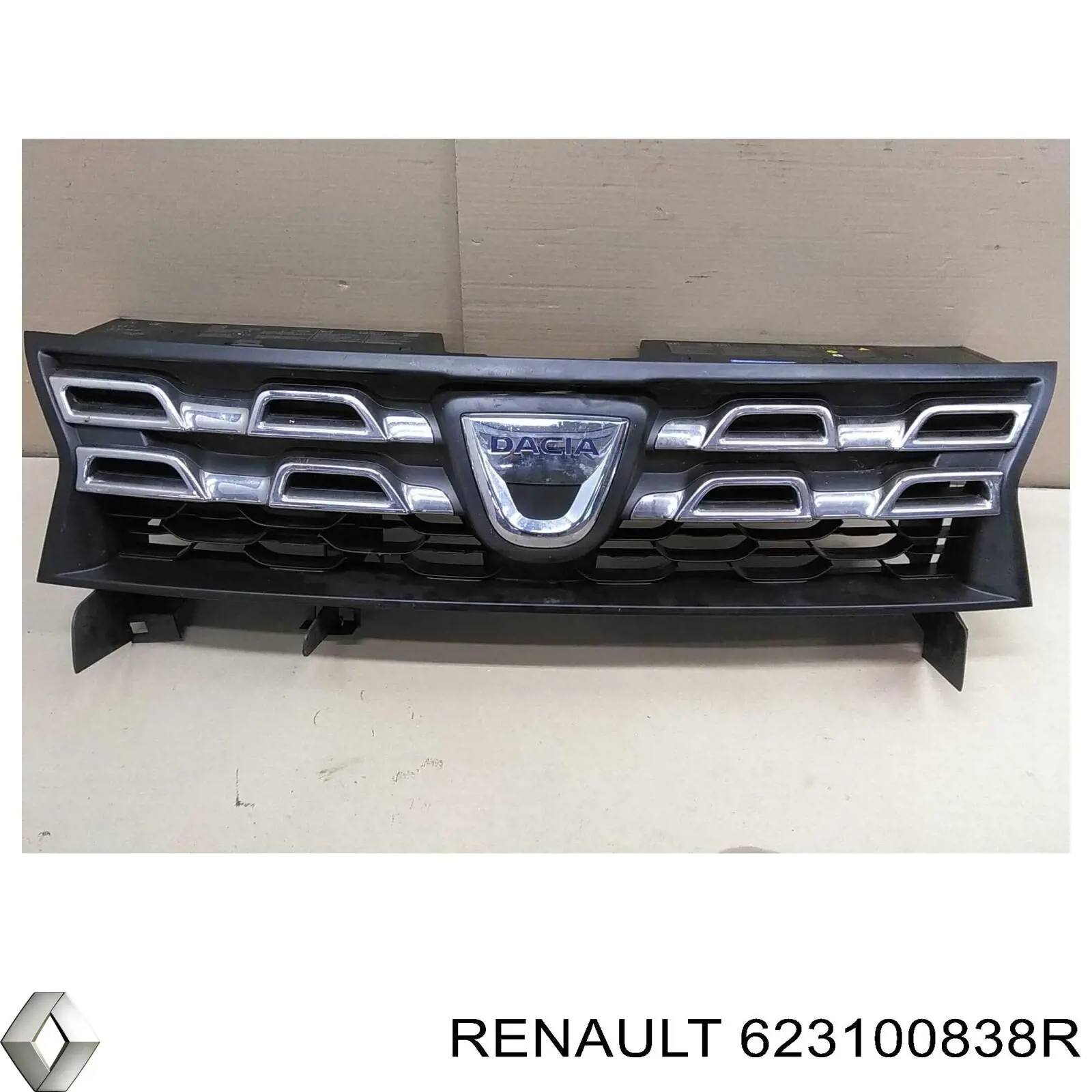 Do koszyka 623100838R Renault (RVI) Atrapa chłodnicy