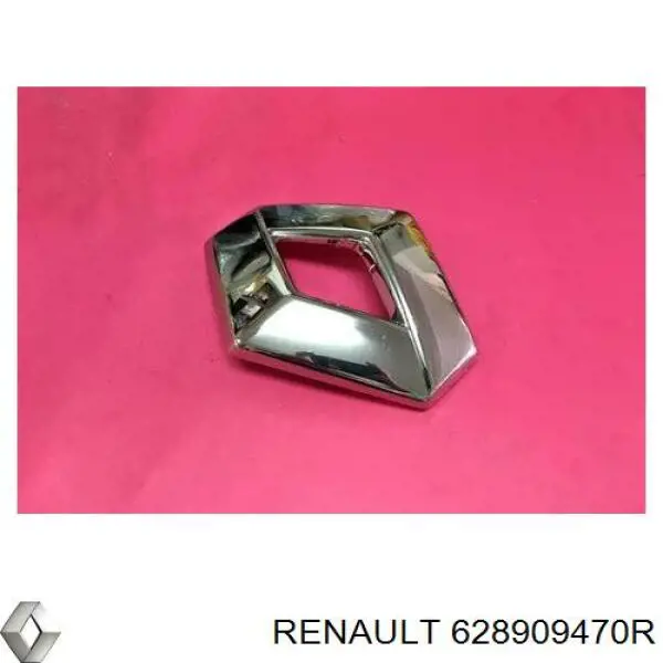 Do koszyka 628909470R Renault (RVI) Emblemat na atrapę chłodnicy