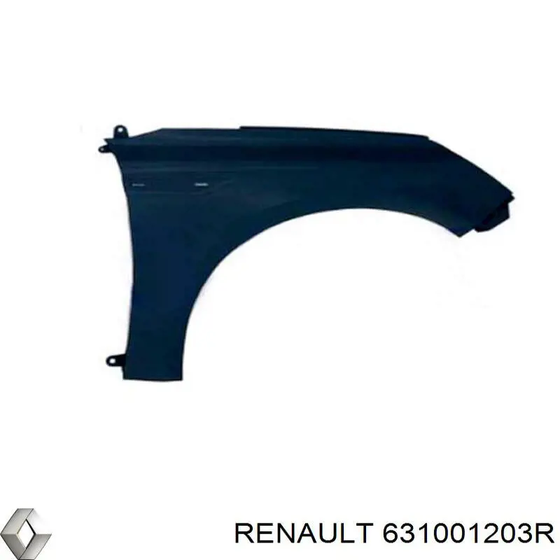 Błotnik przedni prawy Renault (RVI) 631001203R cena, od 57,38 USD