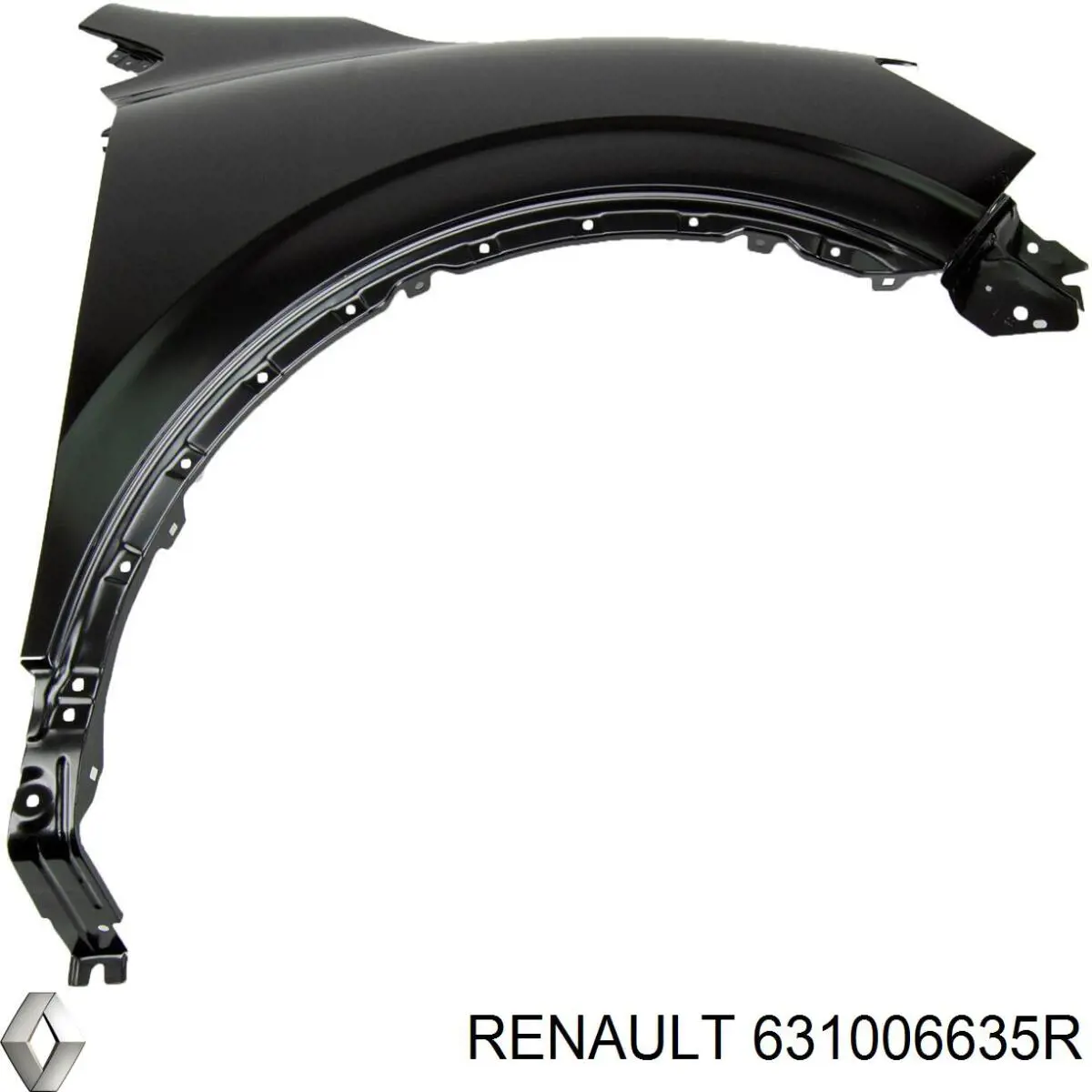 Błotnik przedni prawy Renault (RVI) 631006635R cena, od 227,87 USD