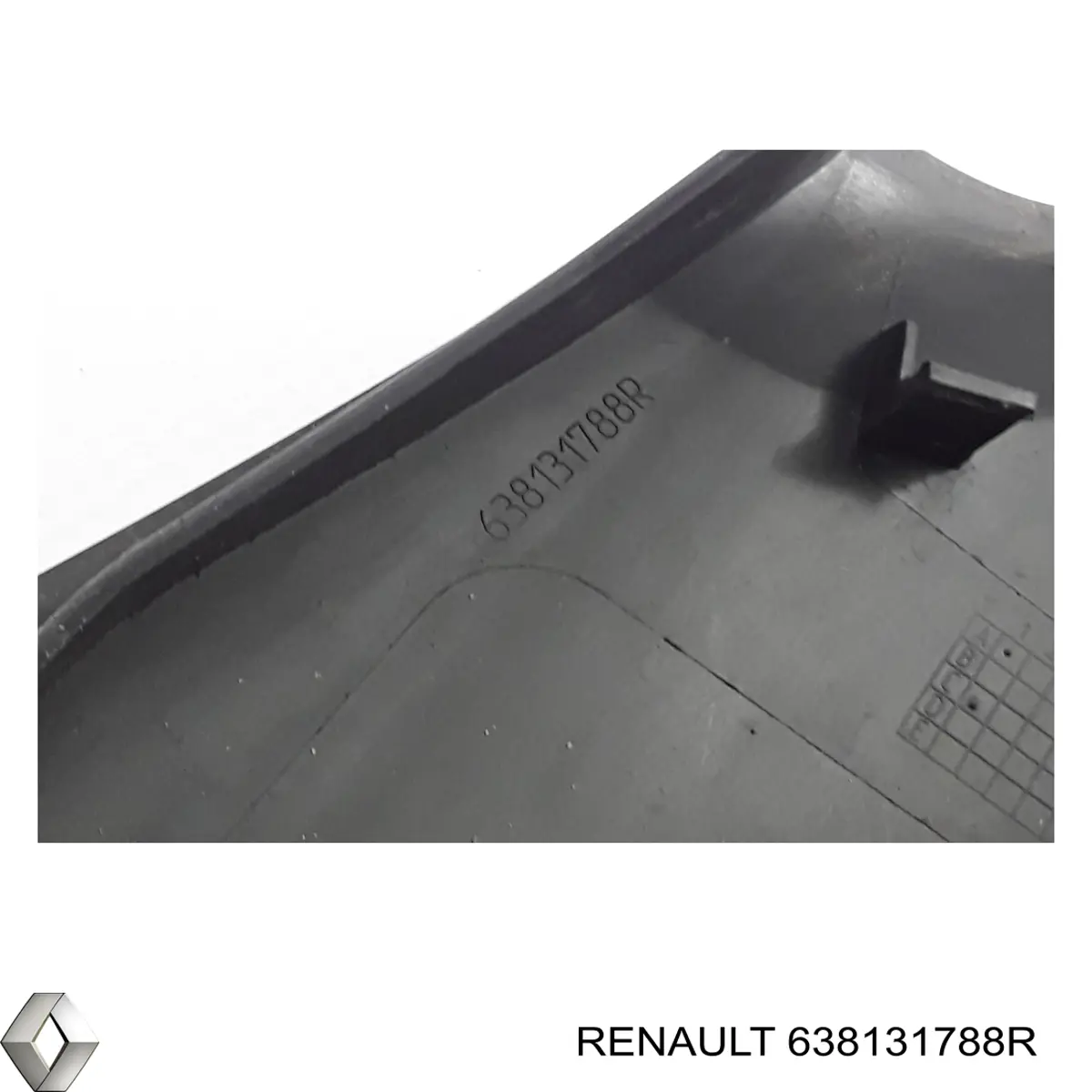 Do koszyka 638131788R Renault (RVI) Poszerzenie (nakładka) reperaturki błotnika przedniego lewy