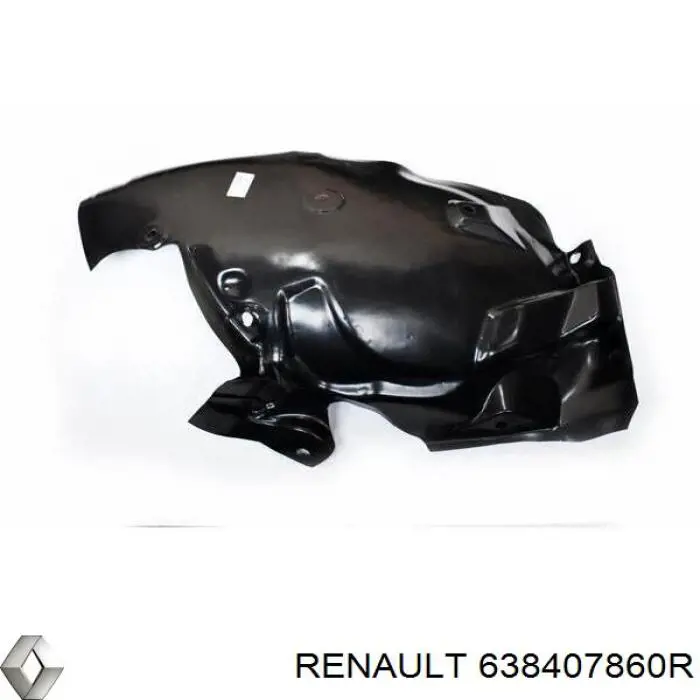 Do koszyka 638407860R Renault (RVI) Nadkole błotnika przedniego lewe