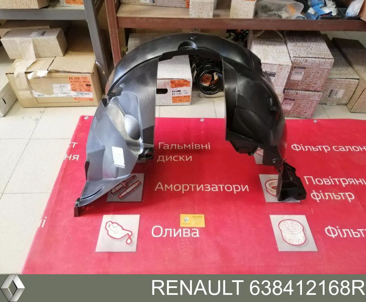 Nadkole błotnika przedniego lewe do Renault LOGAN II MCV K8