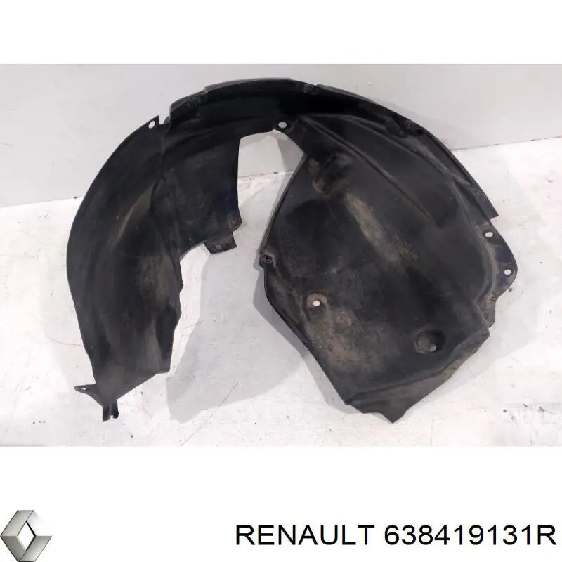 Do koszyka 638419131R Renault (RVI) Nadkole błotnika przedniego lewe