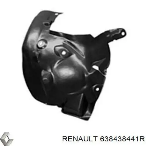 638438441R Renault (RVI) Nadkole błotnika przedniego lewe tylne