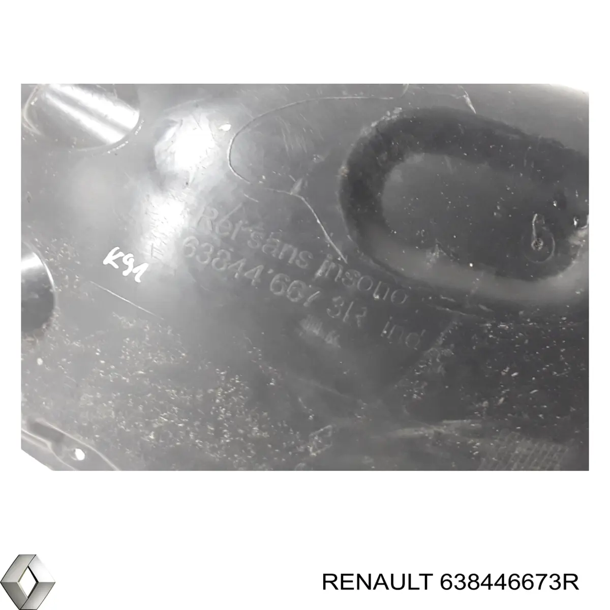638446673R Renault (RVI) Nadkole błotnika przedniego prawe przednie