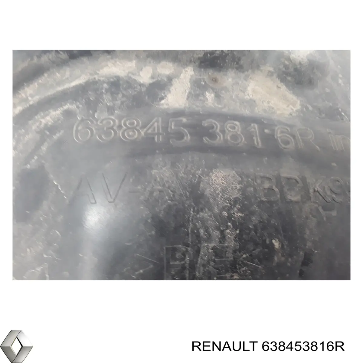 638453816R Renault (RVI) Nadkole błotnika przedniego lewe przednie