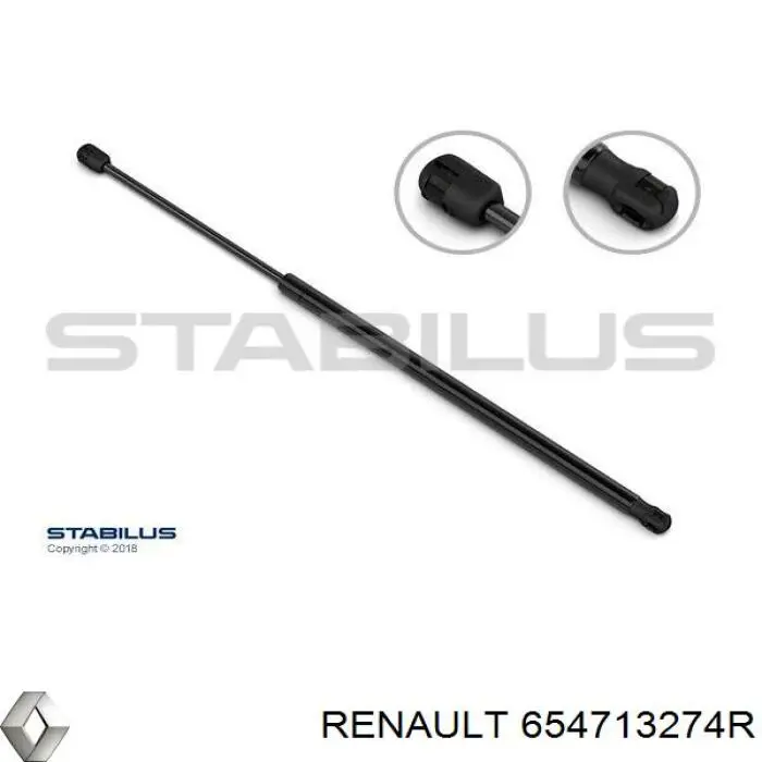 Amortyzator maski Renault (RVI) 654713274R cena, od 17,06 USD