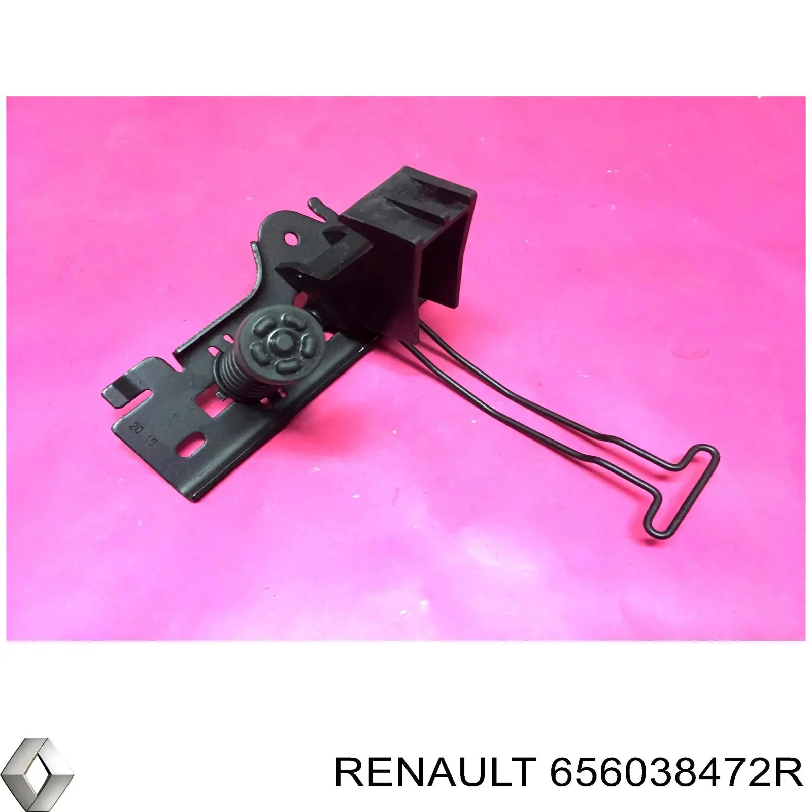 656038472R Renault (RVI) Uchwyt zamka maski