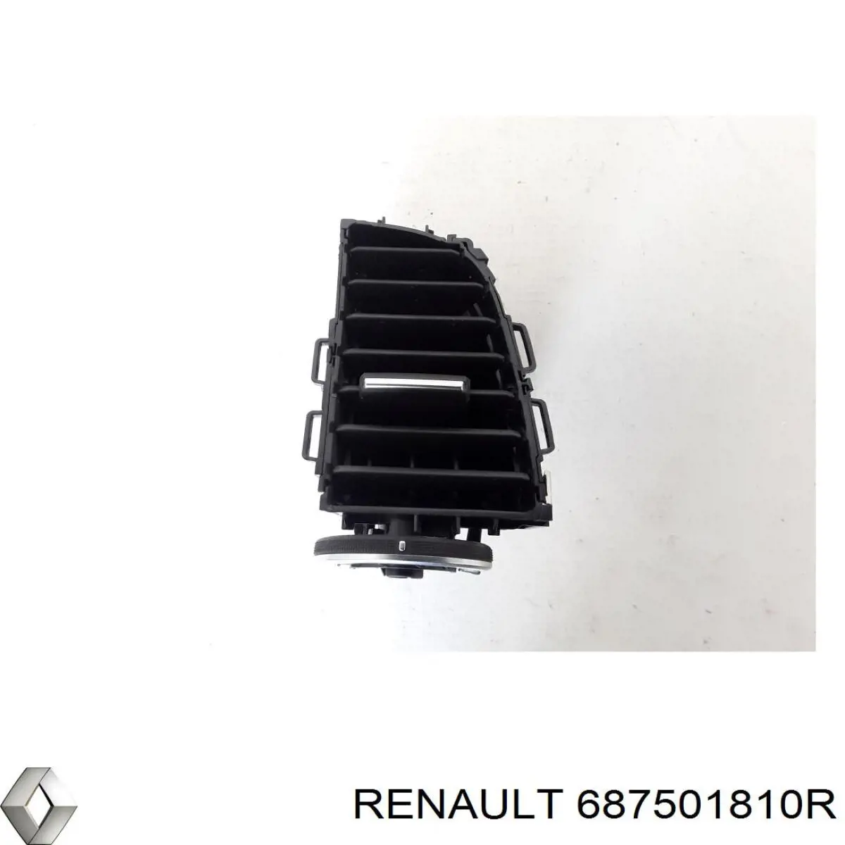 Kratka wentylacji wnętrza na "torpedo" Renault (RVI) 687501810R cena, od 49,99 USD