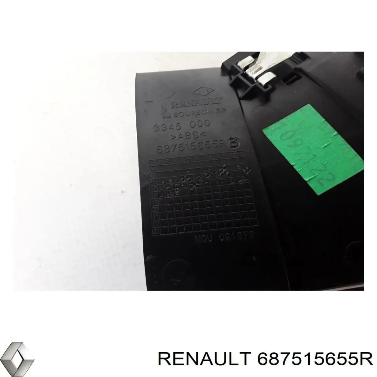 Do koszyka 687515655R Renault (RVI) Kratka wentylacji wnętrza na "torpedo"