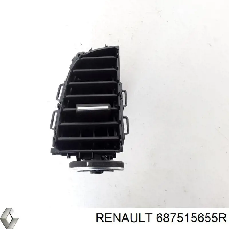 Kratka wentylacji wnętrza na "torpedo" Renault (RVI) 687515655R cena, od 70,47 USD