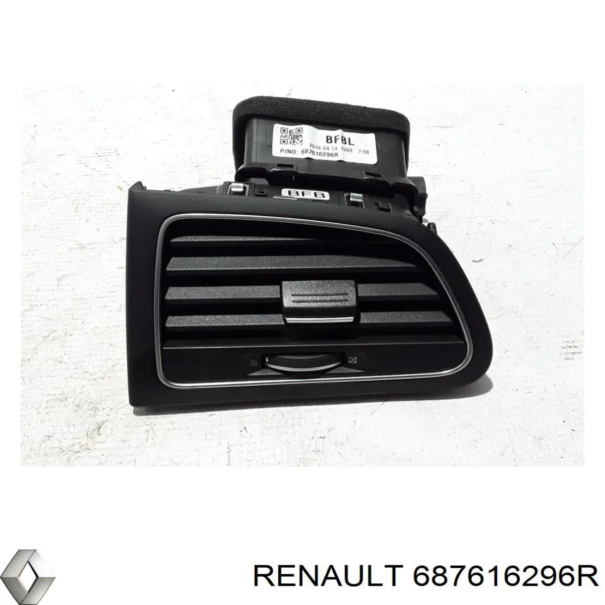 Kratka wentylacyjna kabiny na "torpedo" lewa Renault (RVI) 687616296R cena, od 78,32 USD