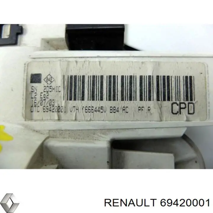 69420001 Renault (RVI) Sterownik trybów ogrzewania/klimatyzacji