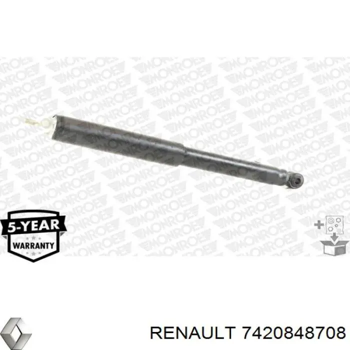 Do koszyka 7420848708 Renault (RVI) Amortyzator tylny