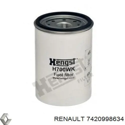 Filtr paliwa 7420998634 Renault (RVI)