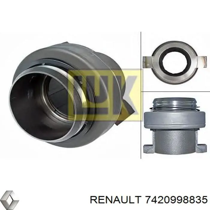 Łożysko wyciskowe sprzęgła Renault (RVI) 7420998835