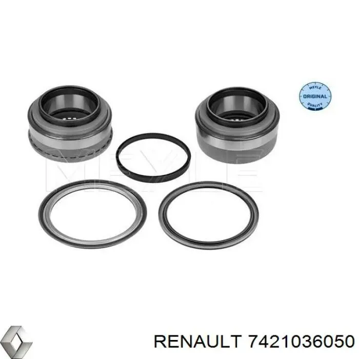 Do koszyka 7421036050 Renault (RVI) Lożysko piasty tylnej