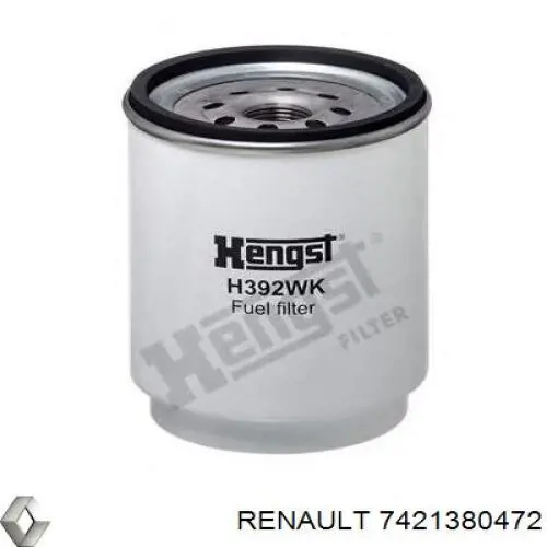 Filtr paliwa Renault (RVI) 7421380472 cena, od 49,07 USD