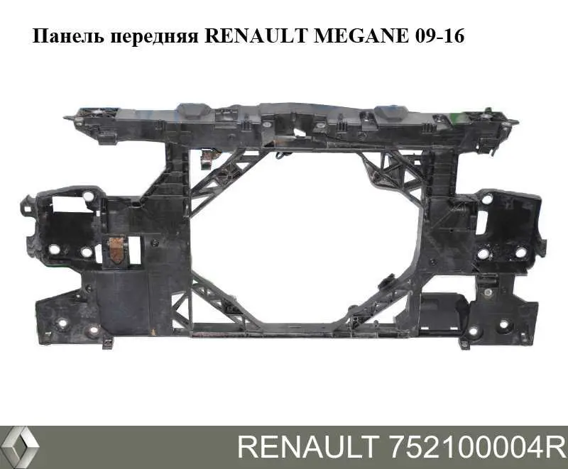 Do koszyka 752100004R Renault (RVI) Osłona chłodnicy kompletna (panel mocowania reflektorów)