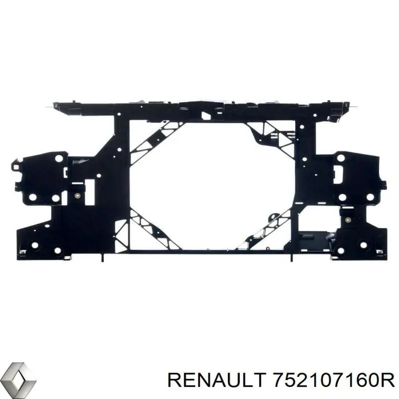 Osłona chłodnicy kompletna (panel mocowania reflektorów) Renault (RVI) 752107160R cena, od 96,36 USD