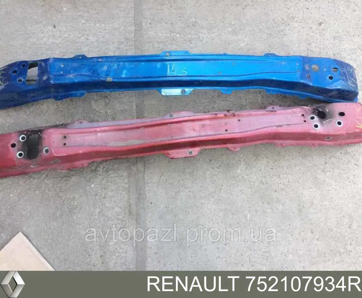 Do koszyka 752107934R Renault (RVI) Wzmocnienie zderzaka przedniego