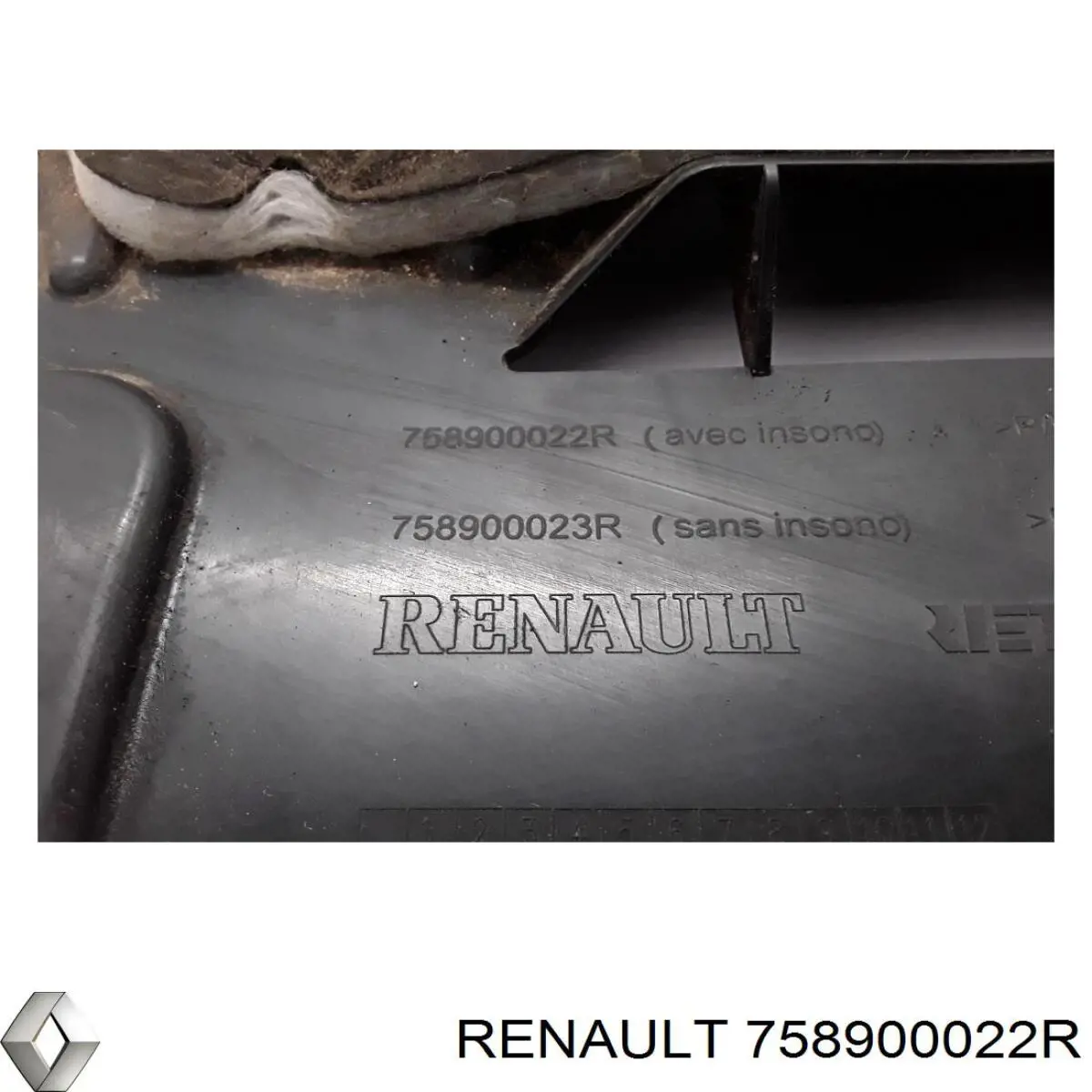  Wygluszenie maski Renault Megane 3