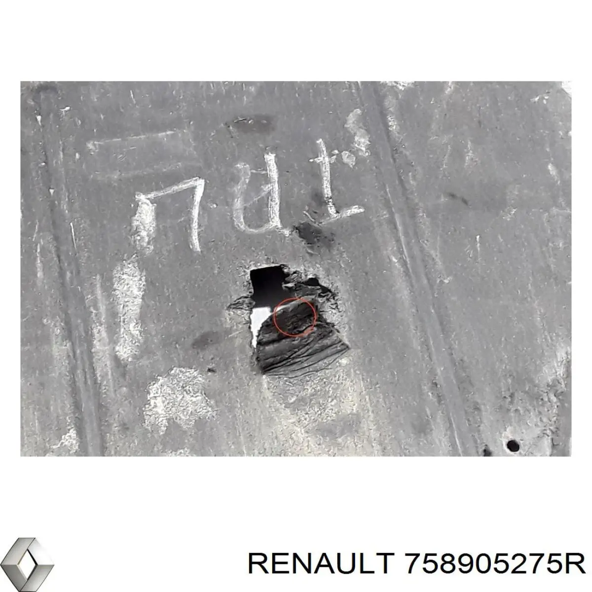 Osłona silnika, miski (przedziału silnika) Renault (RVI) 758905275R cena, od 39,30 USD