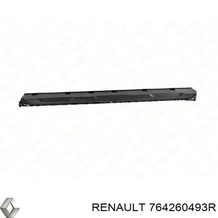 Nakładka (listwa ochronna) na próg zewnętrzna prawa Renault (RVI) 764260493R cena, od 34,41 USD