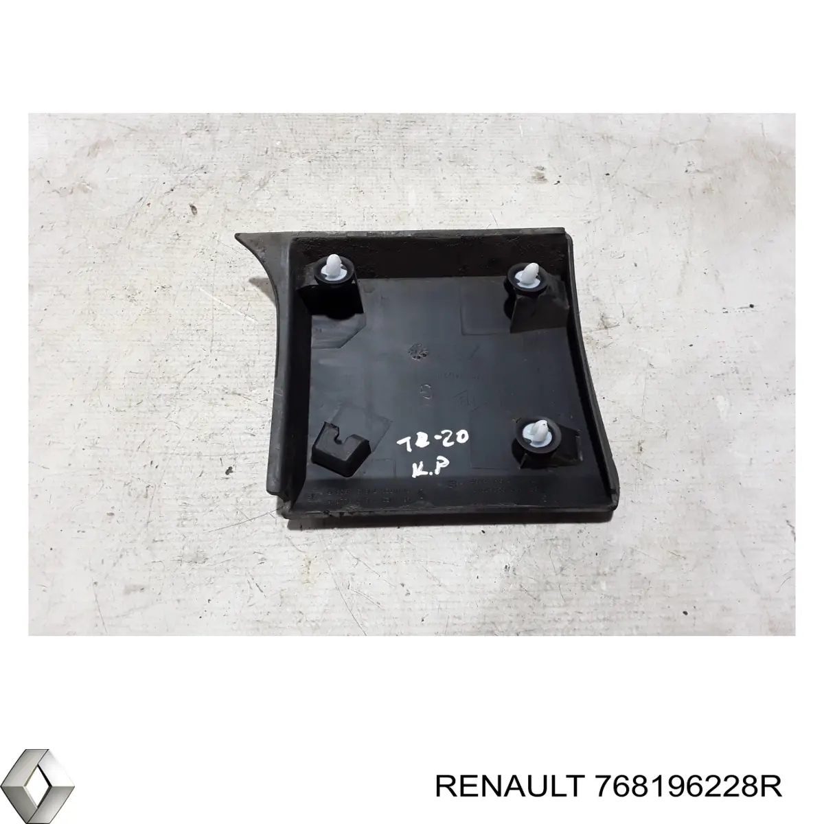 Nakładka słupka nadwozia zewnętrzna przednia lewa Renault (RVI) 768196228R cena, od 34,78 USD