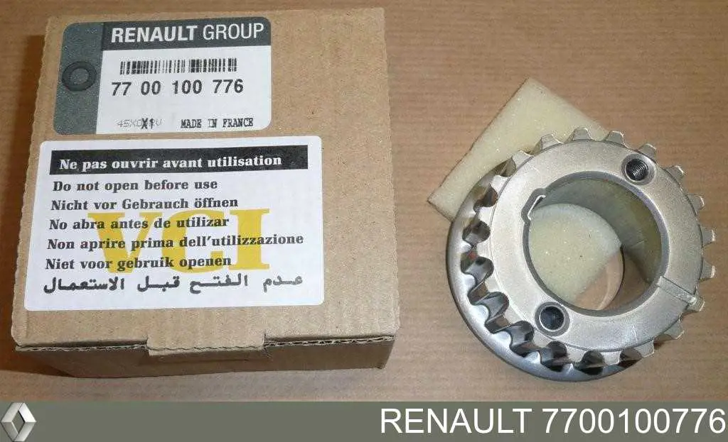 Koło zębate walcowe napędu wałka rozrządu Renault (RVI) 7700100776 cena, od 19,29 USD