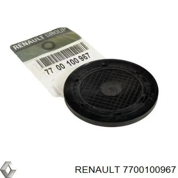 Do koszyka 7700100967 Renault (RVI) Zaślepka głowicy cylindrów/bloku cylindrów