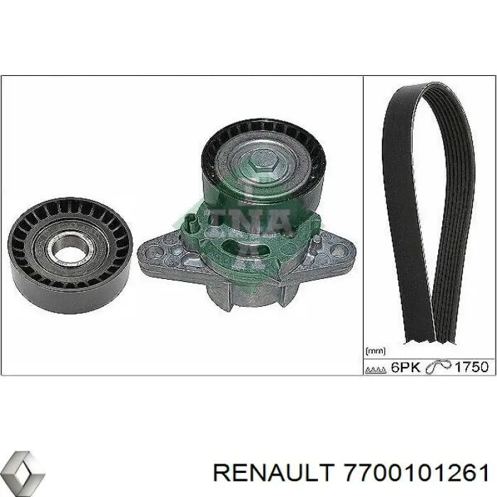 Pas napędowy mechanizmów Renault (RVI) 7700101261 cena, od 17,86 USD